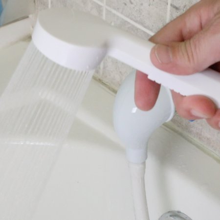 Danco VersaSpray Handheld Shower Head, 22 gpm, Rubber, 5 ft L Hose 10086